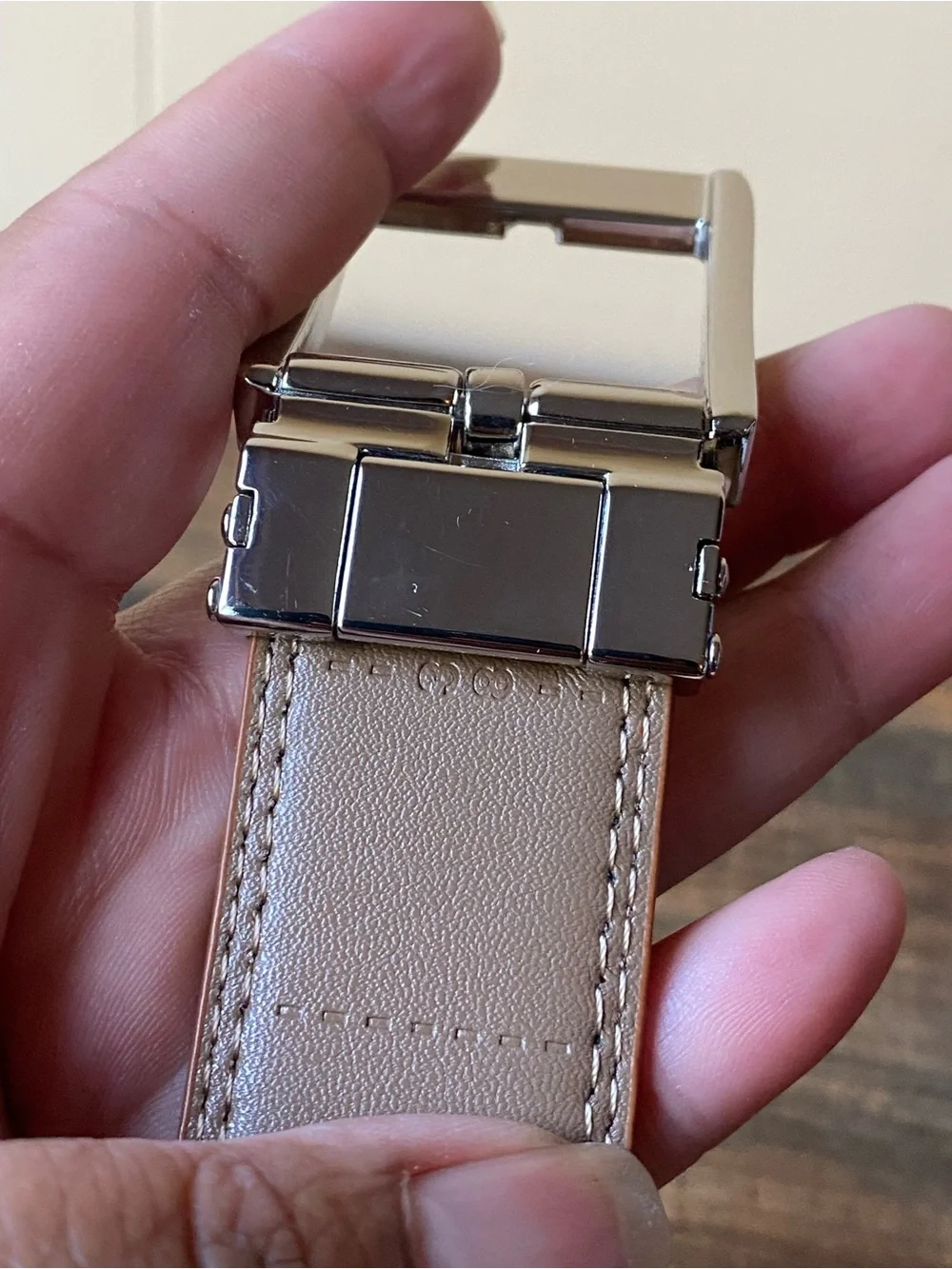 Cognac Leather Belt, 38”